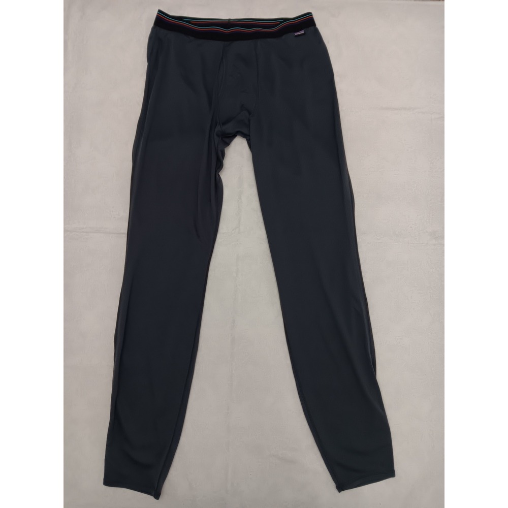 Patagonia Men's Capilene Midweight Baselayer 44487 Bottoms Dark Gray Size M